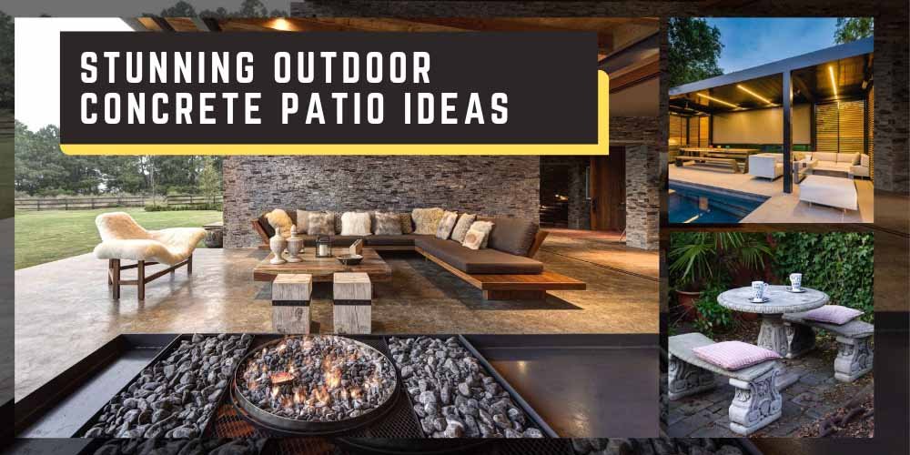 8 Stunning Outdoor Concrete Patio Ideas