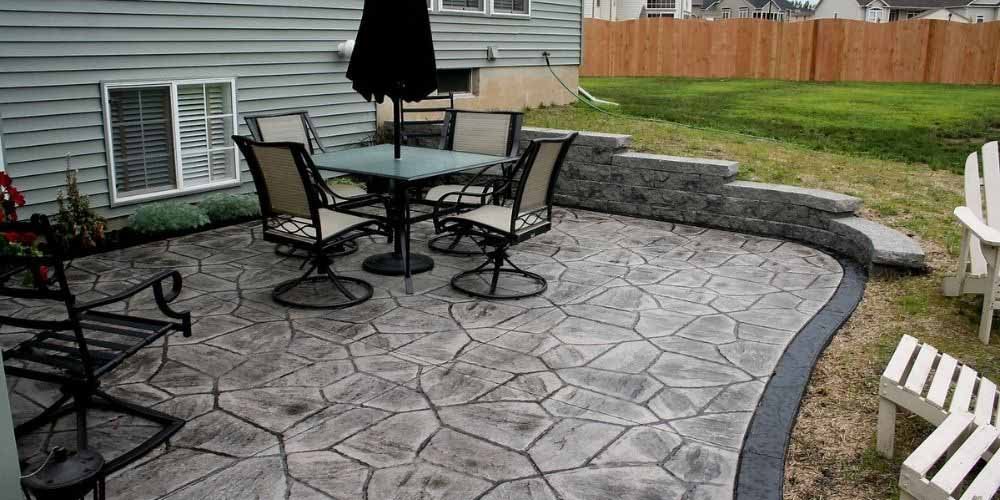 Backyard Decorative Concrete