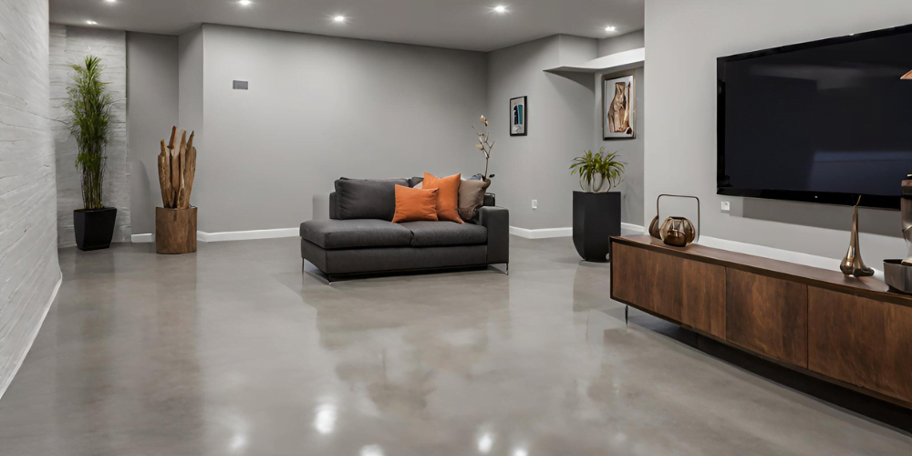 Polished Concrete Basement Floors