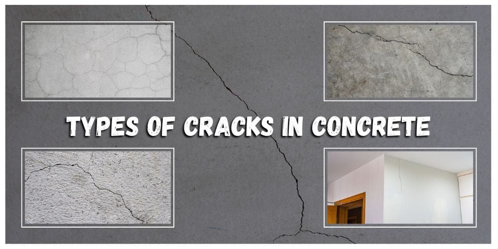 Types of cracks in concrete