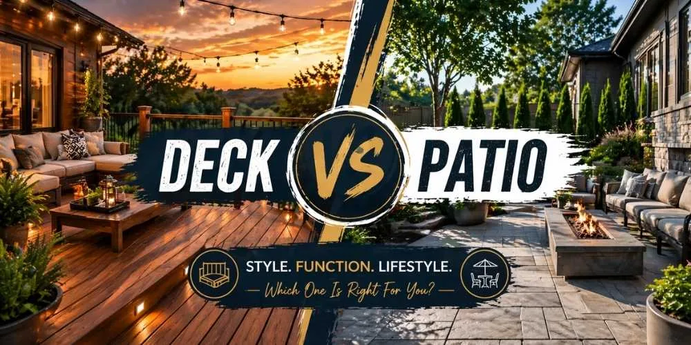 Concrete Patios vs Decks Which Is Right for Your Backyard